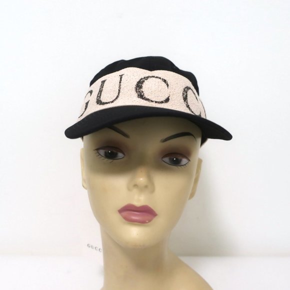 Gucci Accessories - GUCCI 2018 GABARDINE HEADBAND BASEBALL CAP HAT BLACK SIZE SMALL NEW